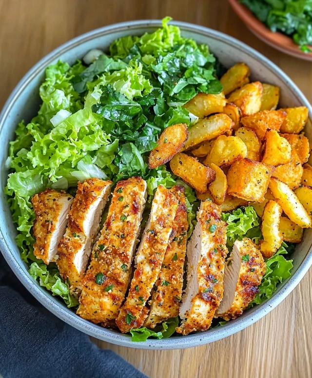 Caesar Hähnchen Bowl