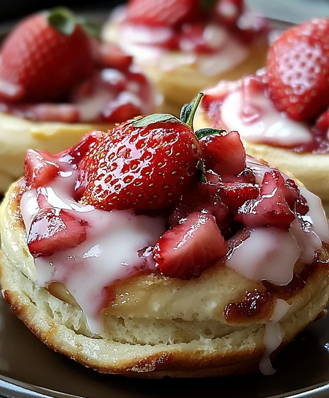 Erdbeer Käsekuchen Cinnabon Rollen