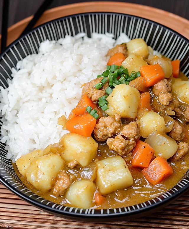 Japanisches Curry zubereiten
