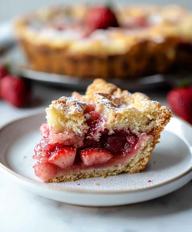 Erdbeer Rhabarber Kuchen