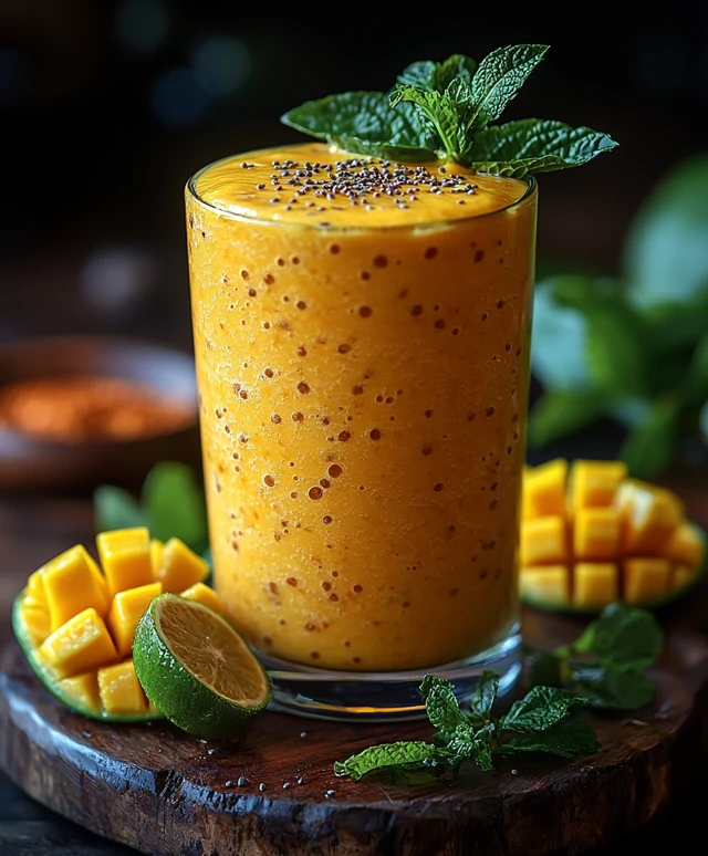Orangen Mango Smoothie