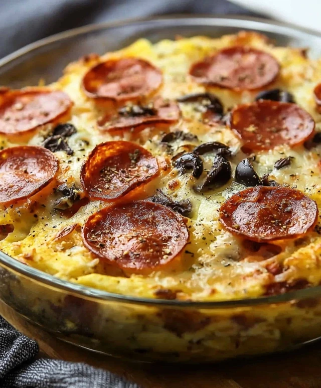 schneller Pizza Auflauf