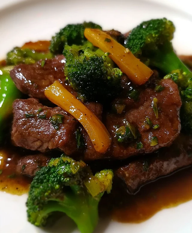 Rindfleisch mit Brokkoli