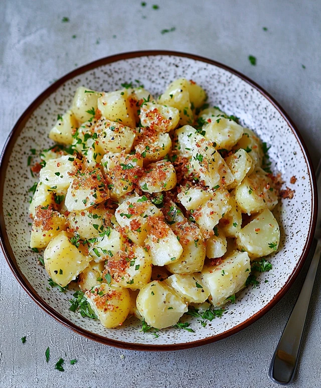 Deutscher Kartoffelsalat zubereiten
