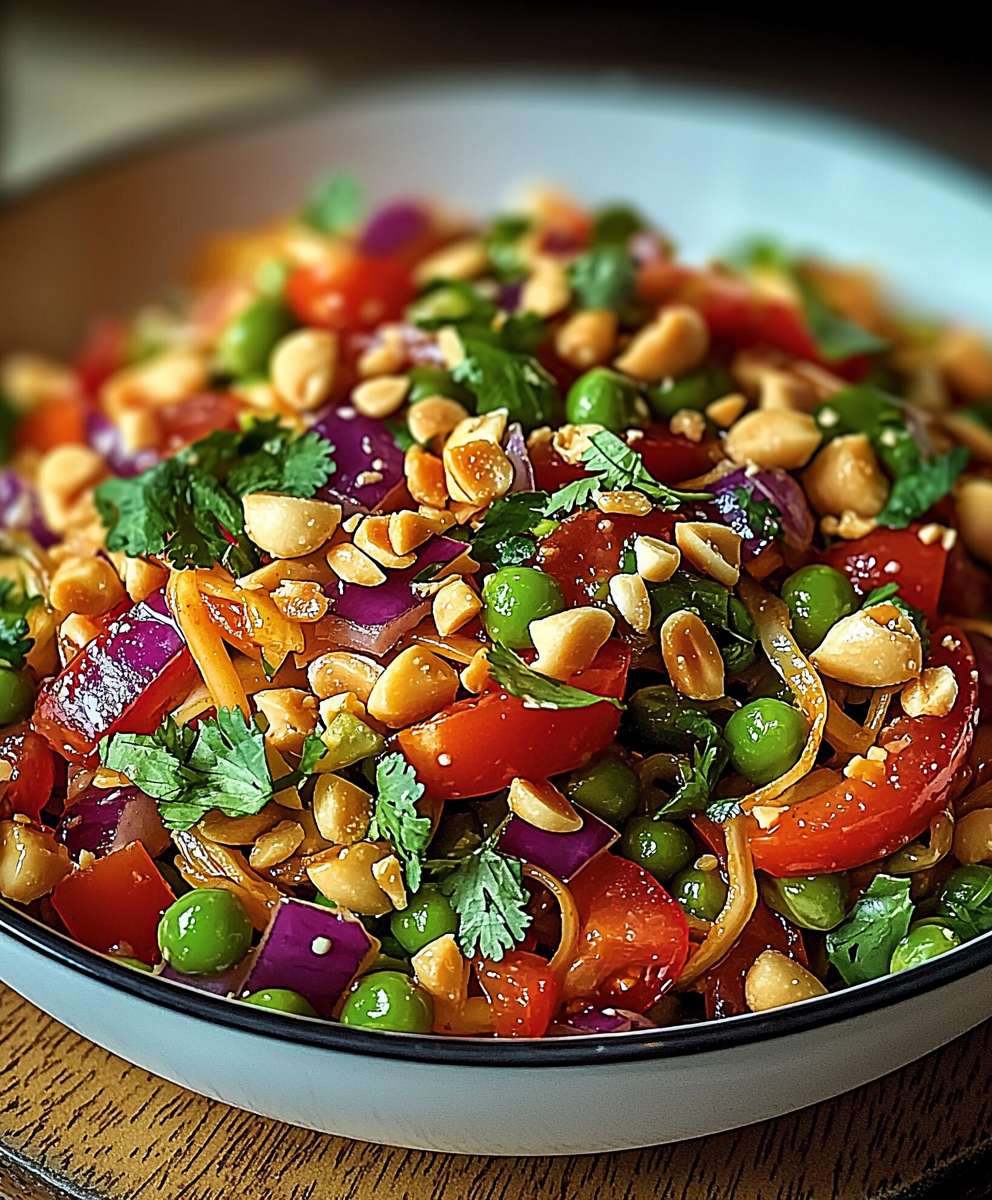 Thailändischer Kichererbsen Salat