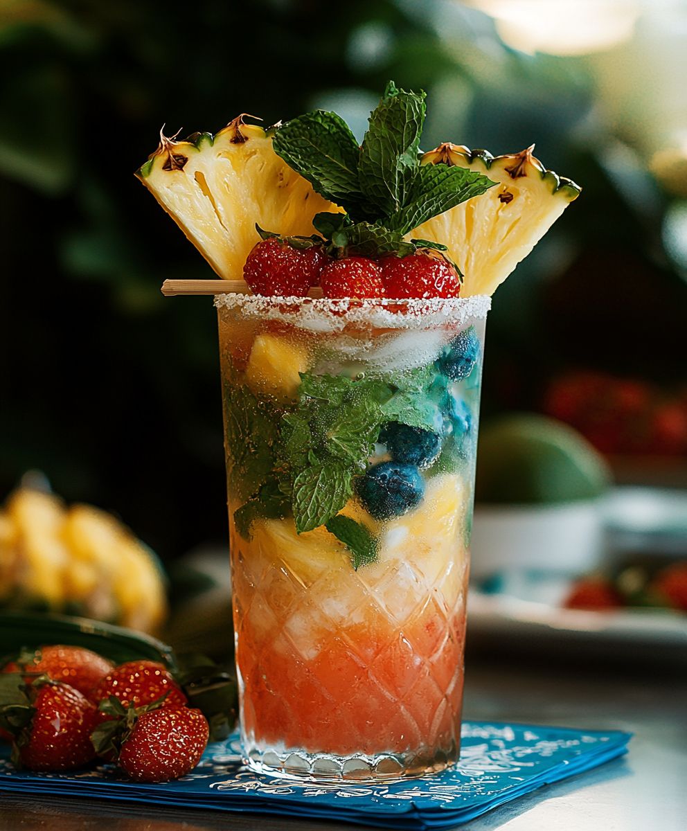Fraise Ananas Mojito