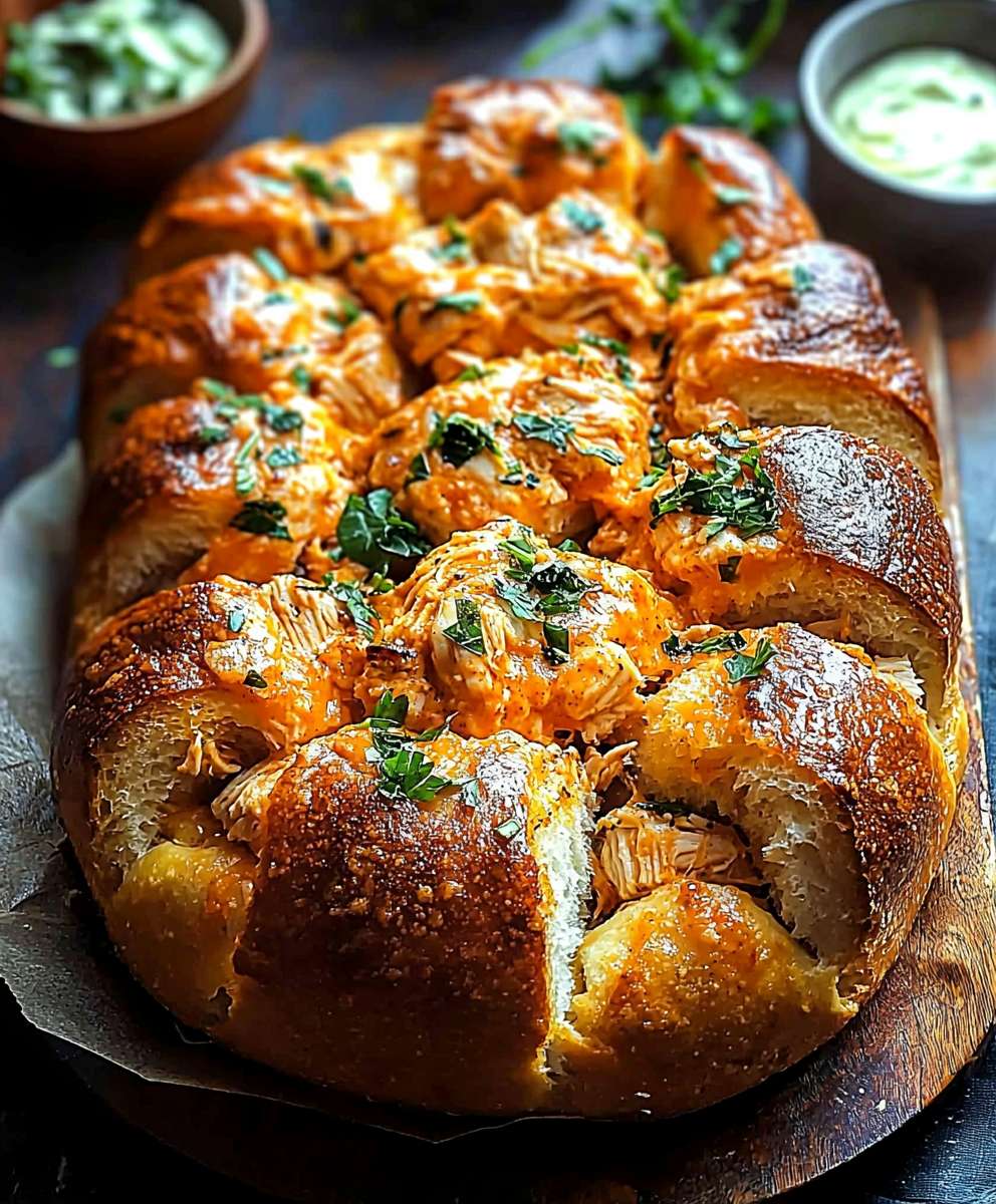 Buffalo Ranch Chicken Brot