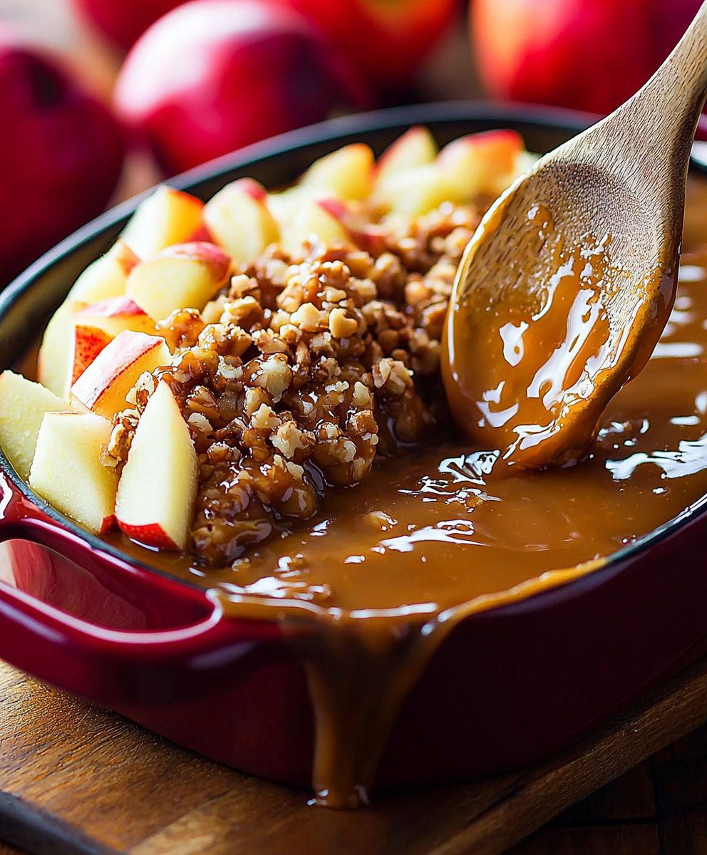 Karamell Apfel Dip