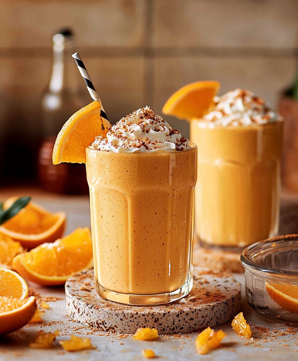 Orangen Creamsicle Protein Smoothie