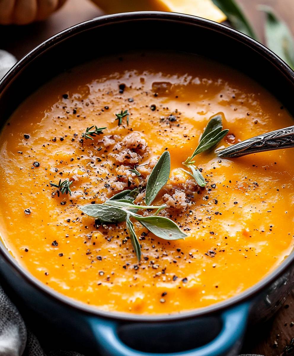 Butternusskürbis Suppe selber machen