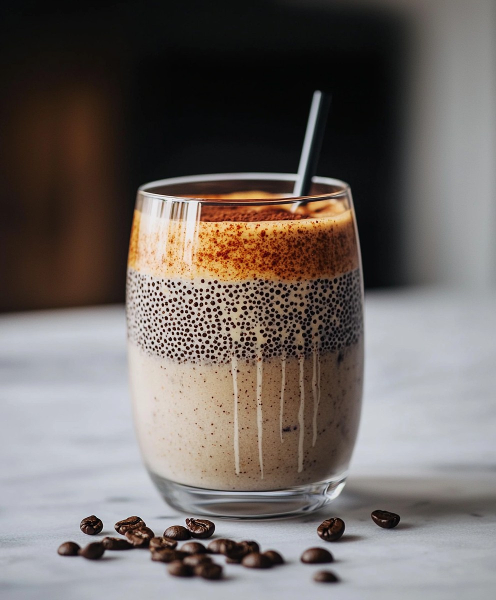 Kaffee Chia Smoothie