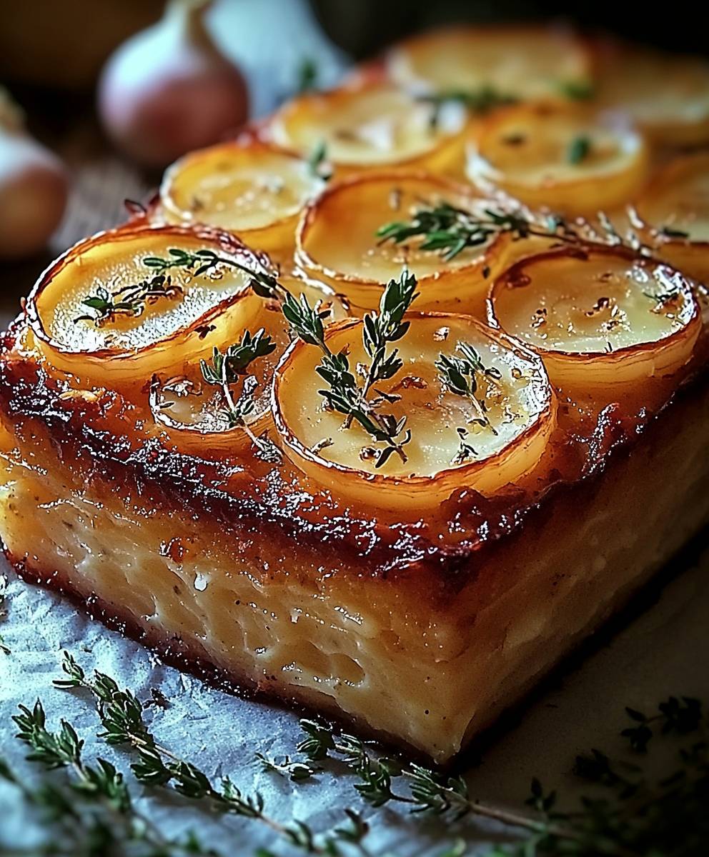 Karamellisierter Zwiebelkuchen mit Käse