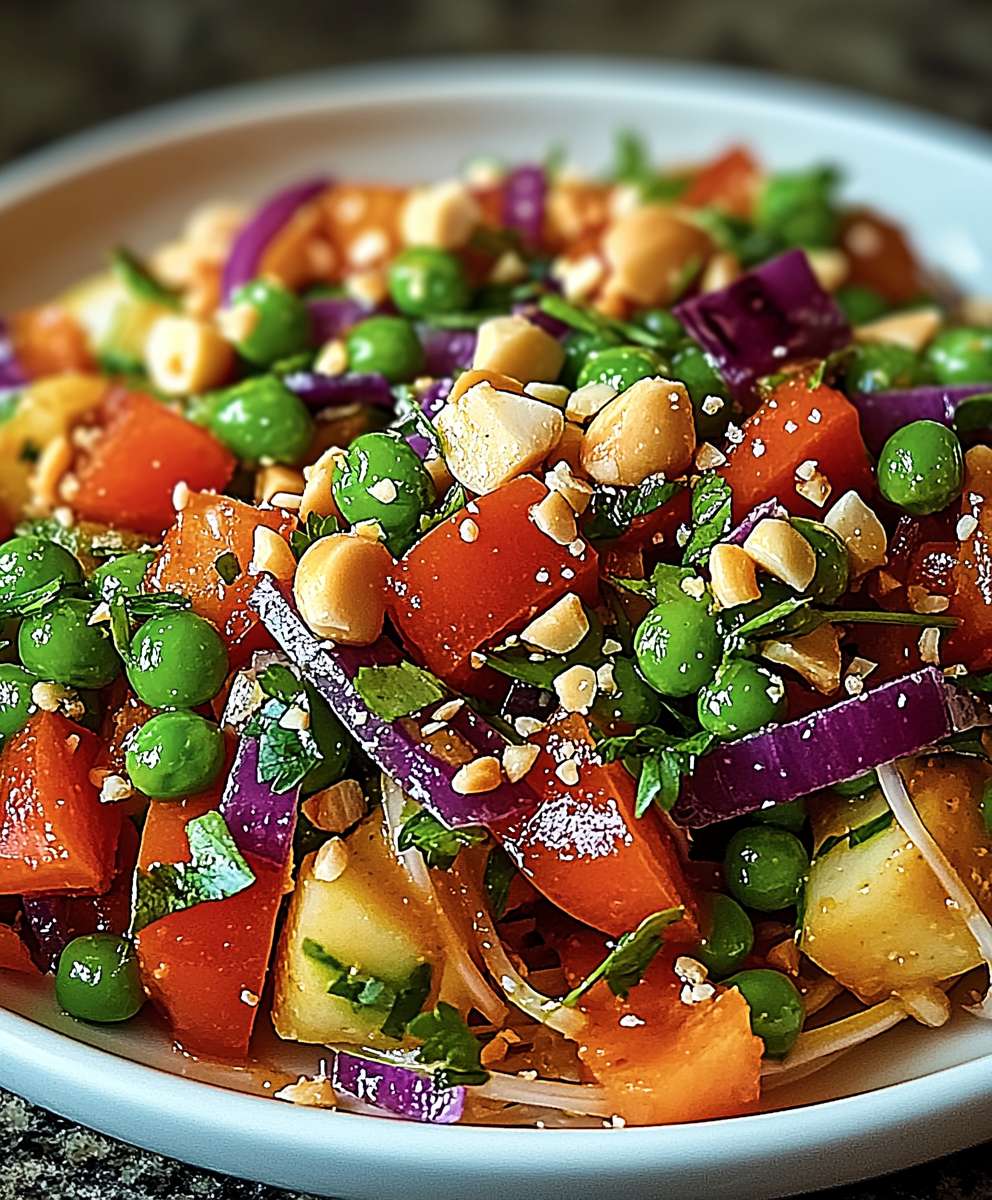 Thailändischer Kichererbsen Salat