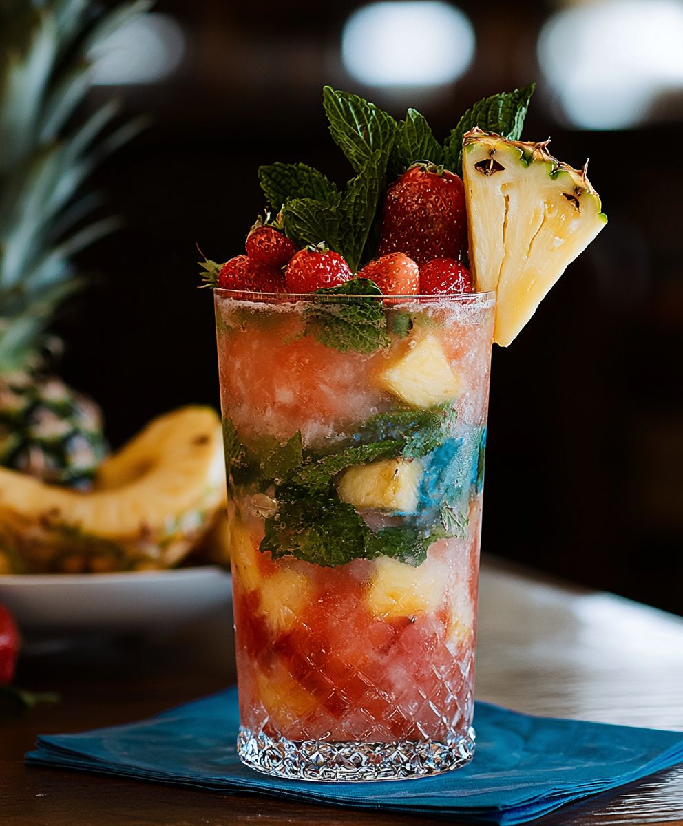 Fraise Ananas Mojito