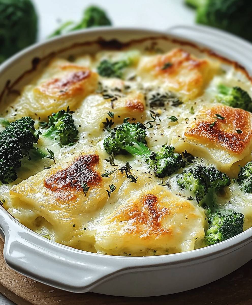 Brokkoli Maultaschen Auflauf