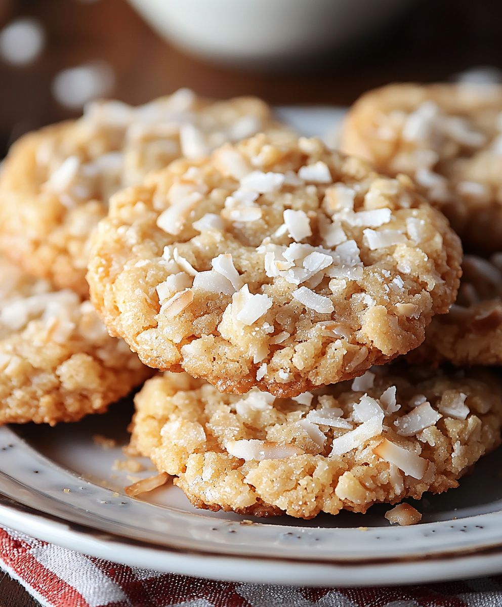 Zähe Kokosplätzchen backen