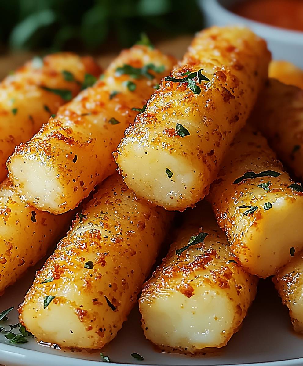 Kartoffel Käse Sticks selber machen