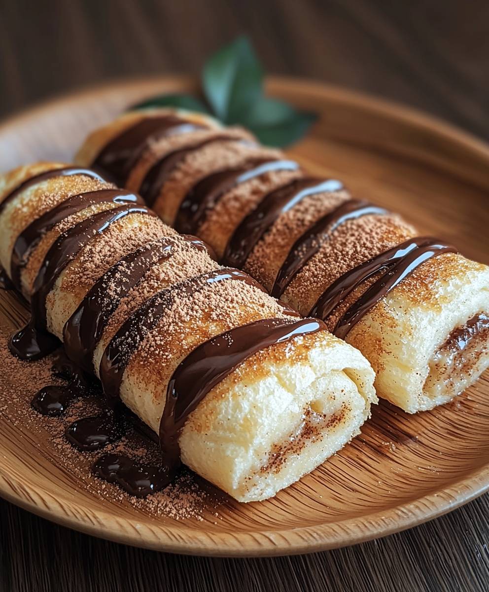 Nutella Zimt Toast Rollen