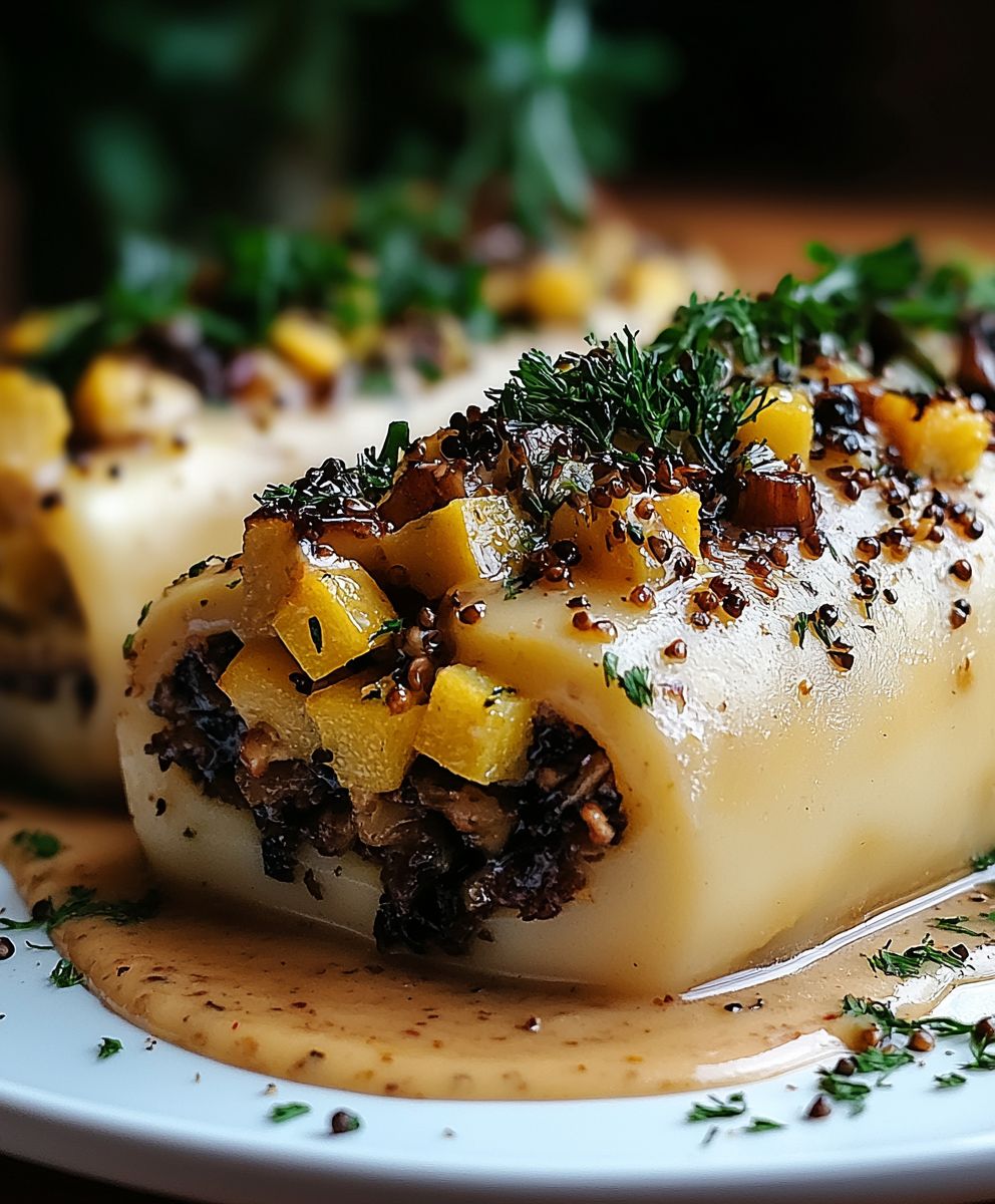 Vegane Kartoffelrolle backen