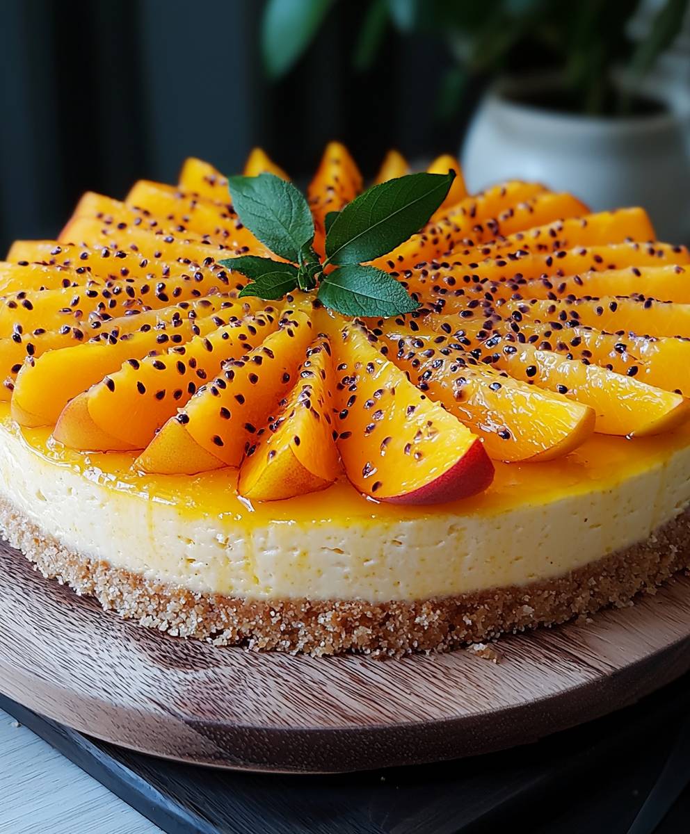 Pfirsich Maracuja Torte backen
