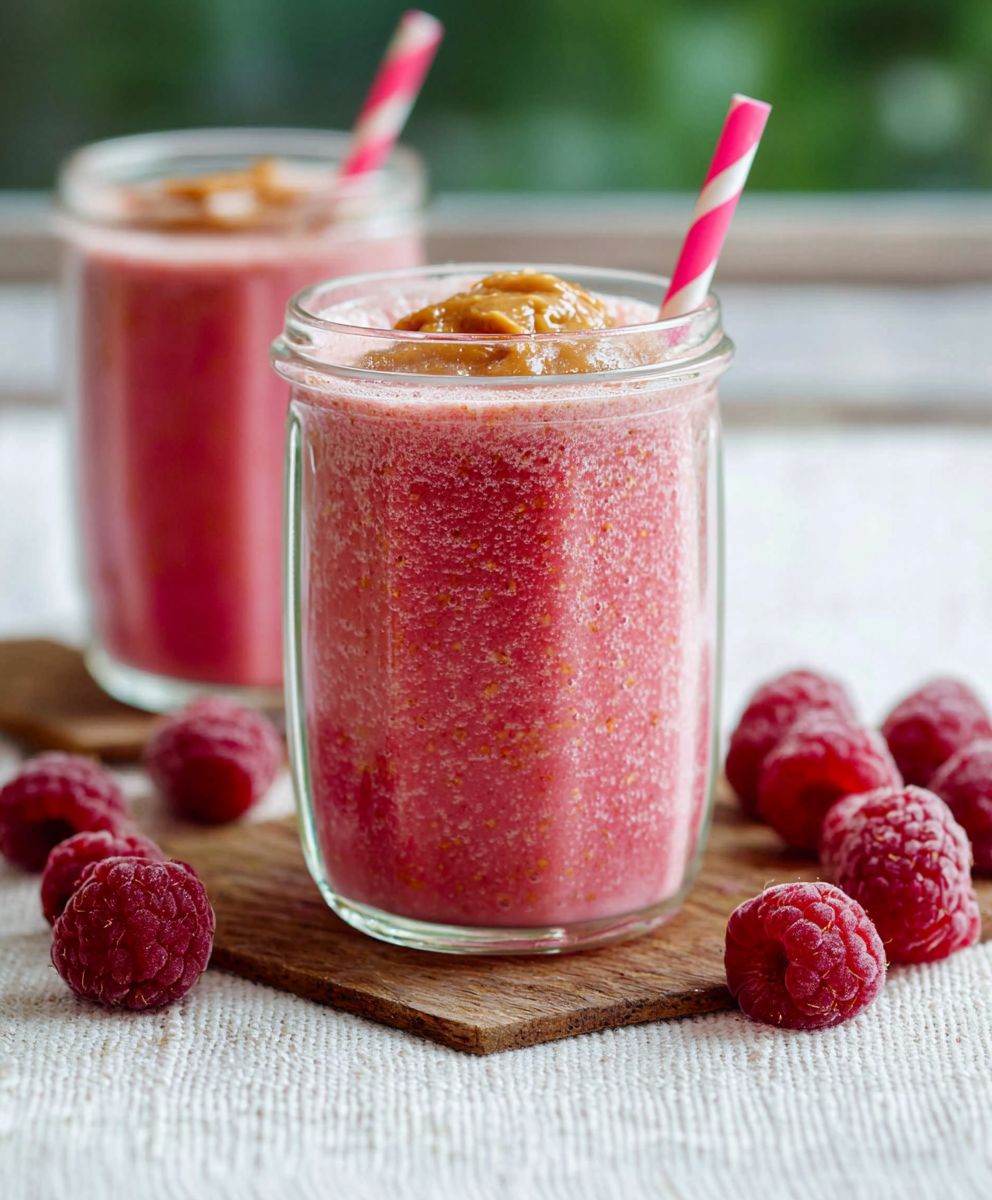 Fruchtshake Mandelmus
