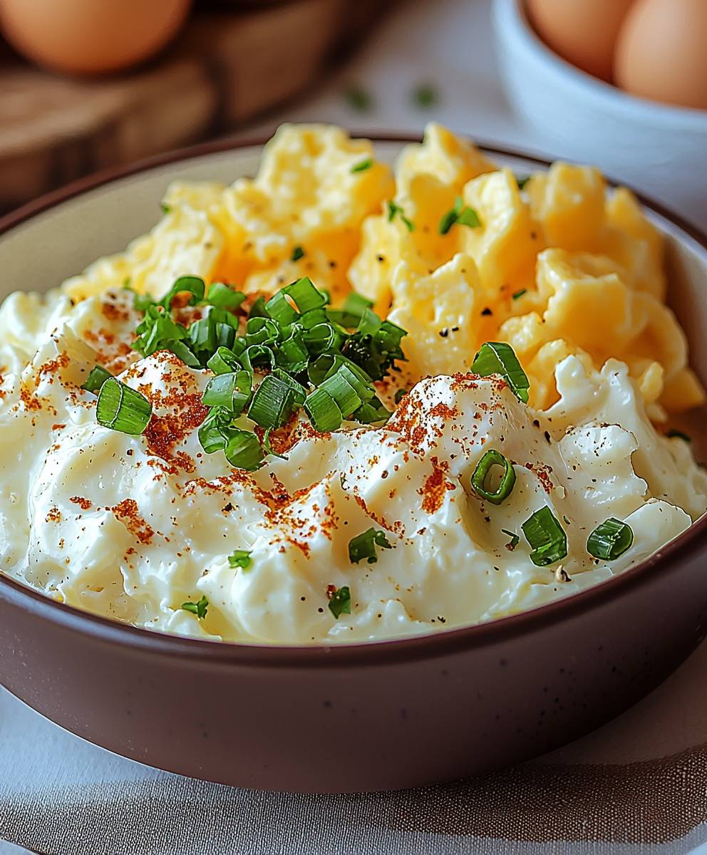 Eiersalat mit Joghurt