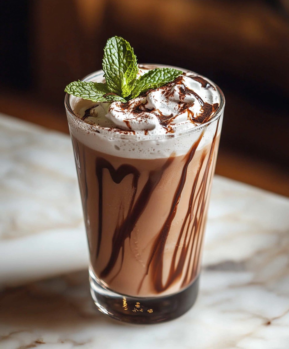 Minze Mokka Frappe