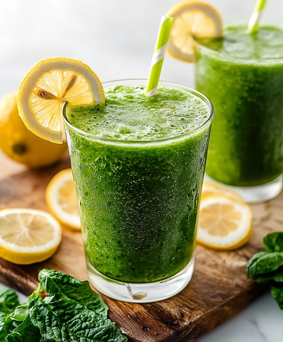 Grüner Limonaden-Smoothie