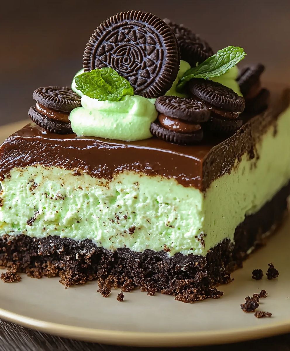Minz Oreo Käsekuchen