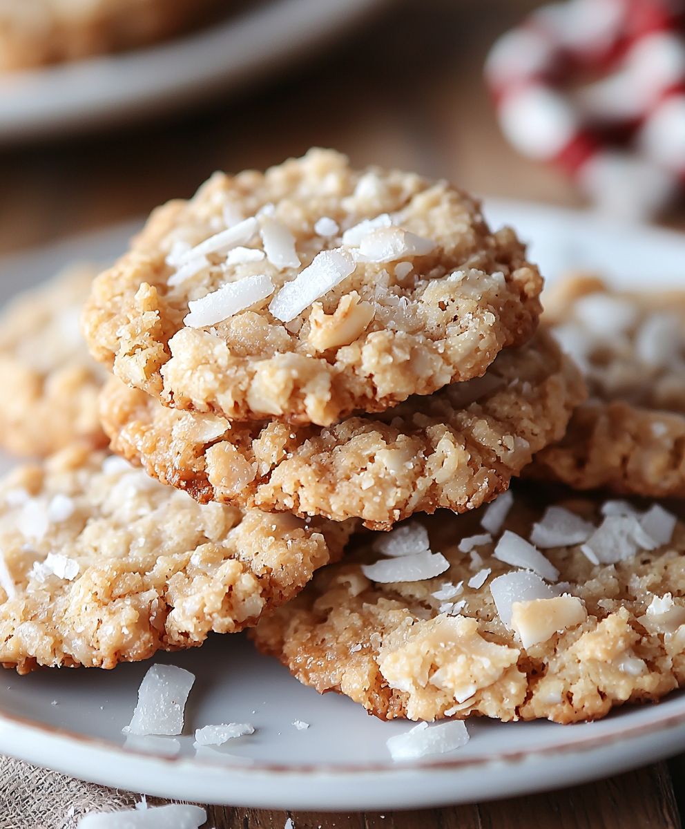 Zähe Kokosplätzchen backen
