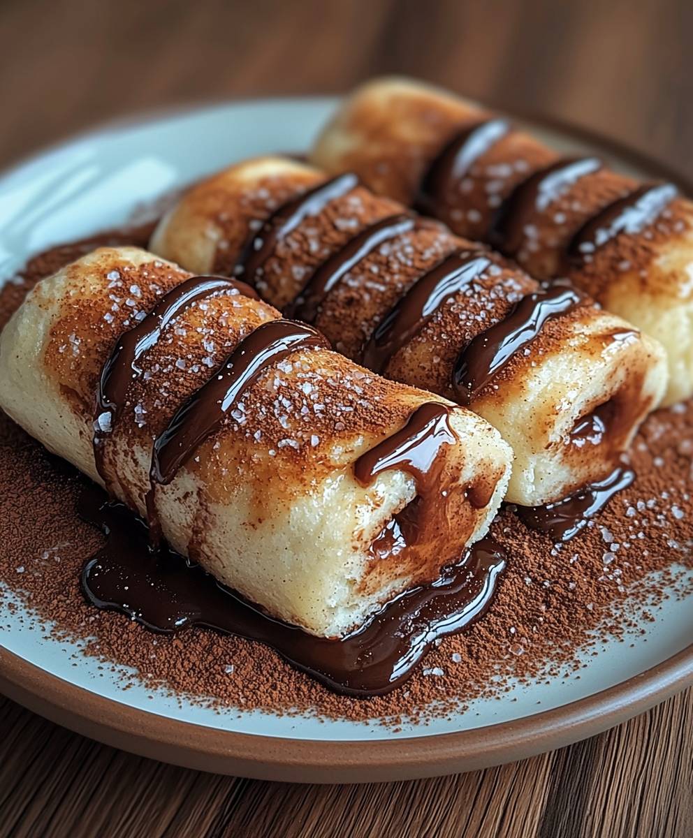 Nutella Zimt Toast Rollen