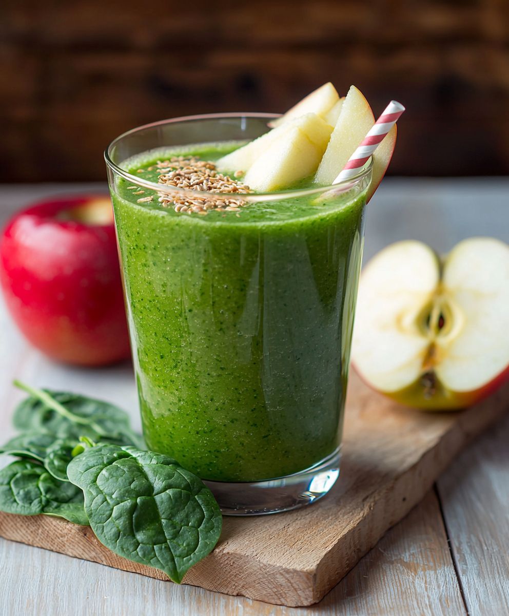 Spinat Apfel Smoothie
