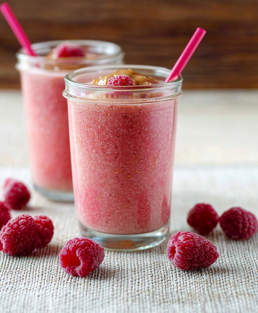 Fruchtshake Mandelmus