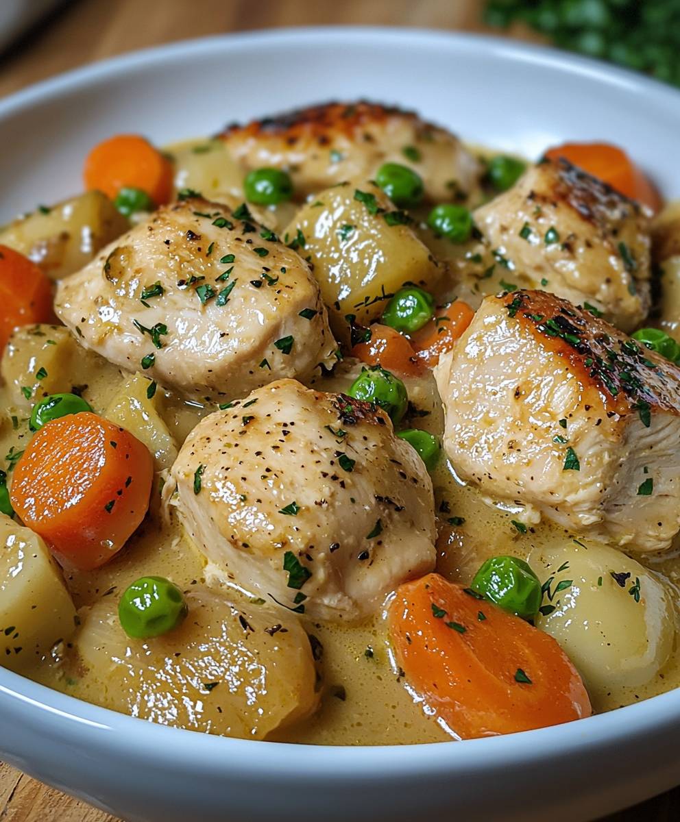 Hähnchen Frikassee selber machen