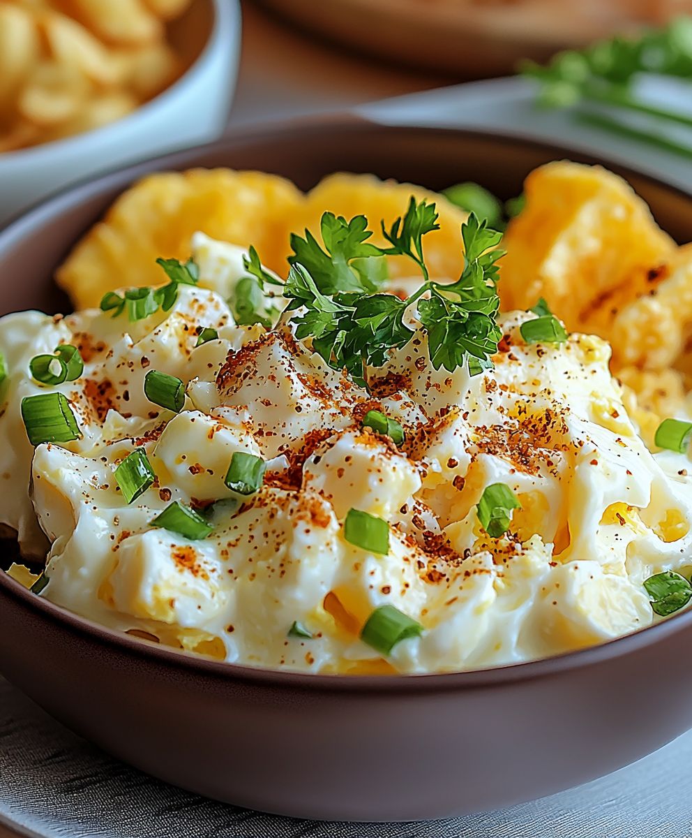 Eiersalat mit Joghurt