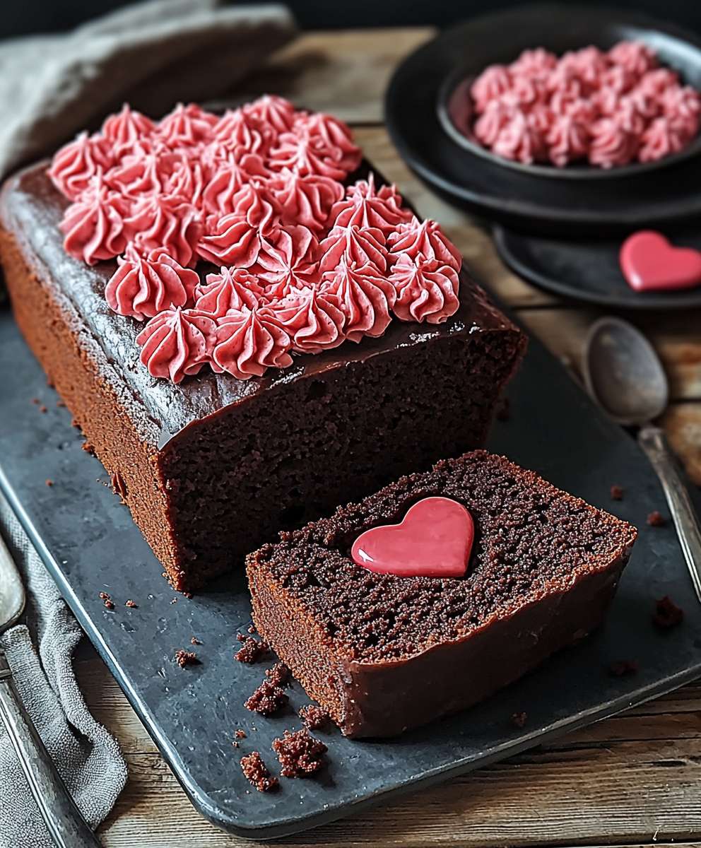 Schokoladen Kastenkuchen Herz