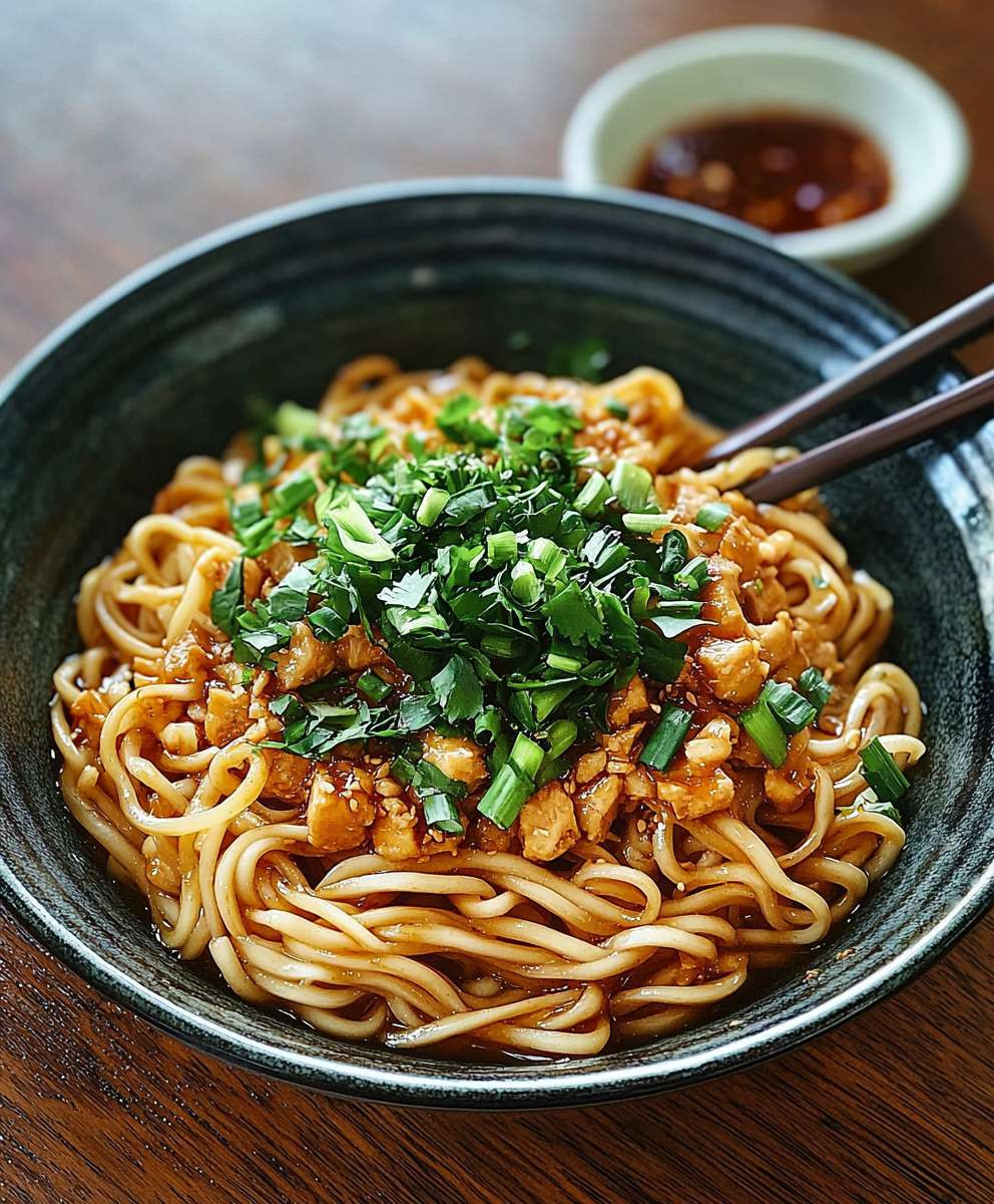 Taiwanesische Sojasoßennudeln