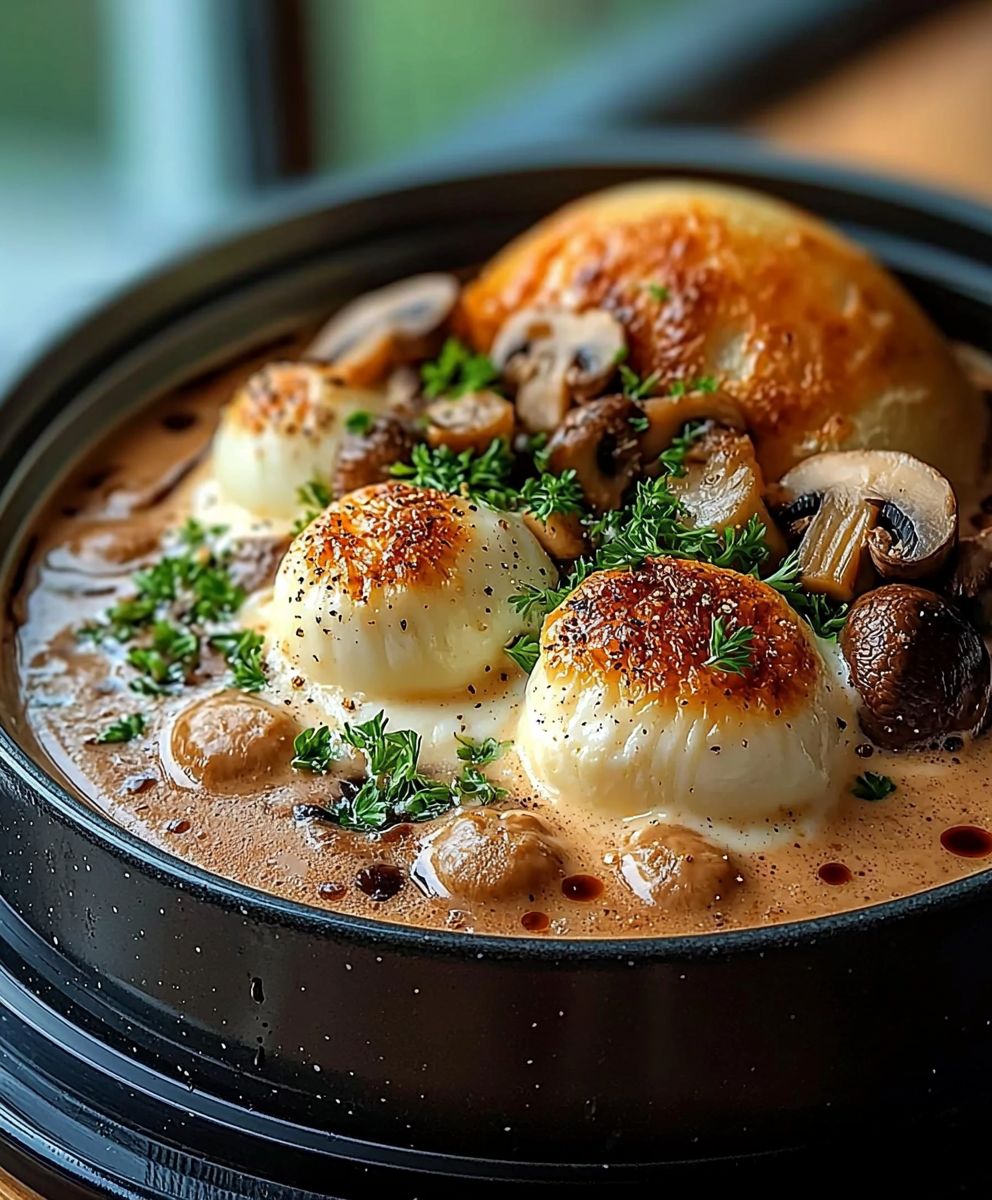 Cremige Pilzsuppe