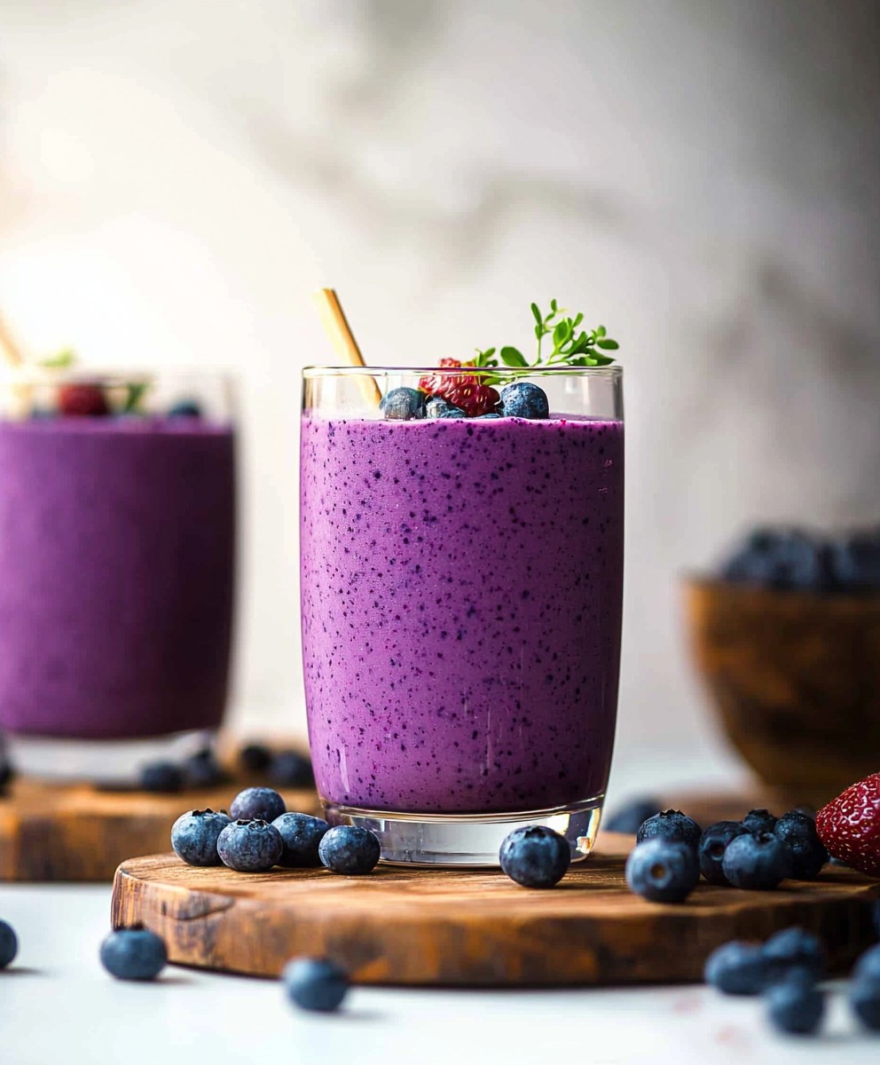 Blaubeer Smoothie einfach zubereiten