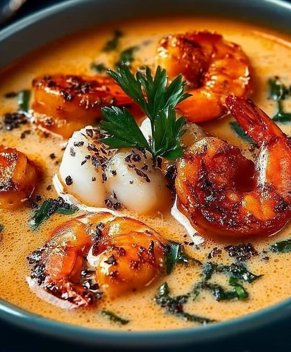 Kokos Garnelen Suppe scharf