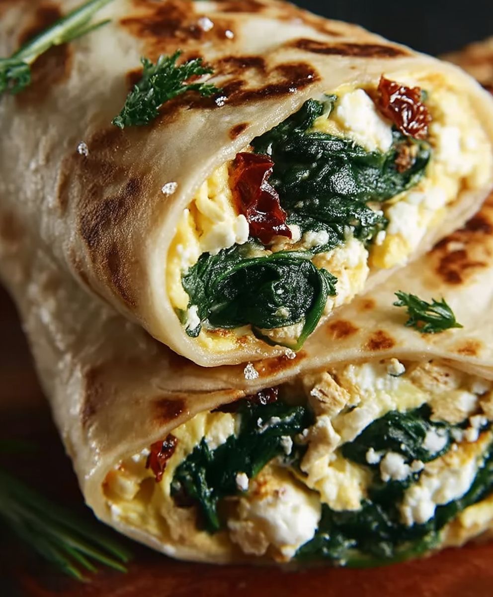 Spinat Feta Wrap