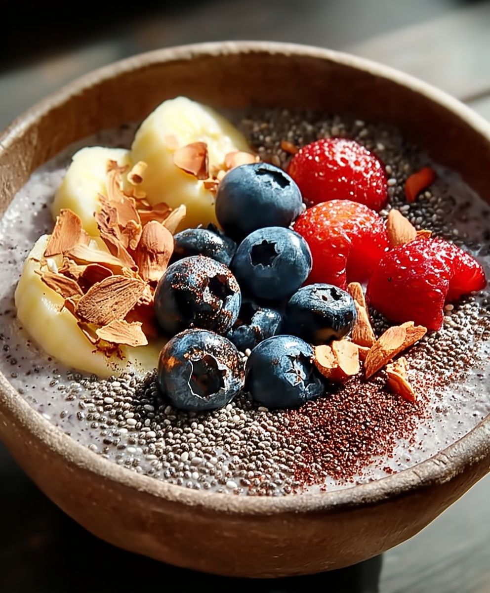 Frühstücksbowl mit Chiasamen