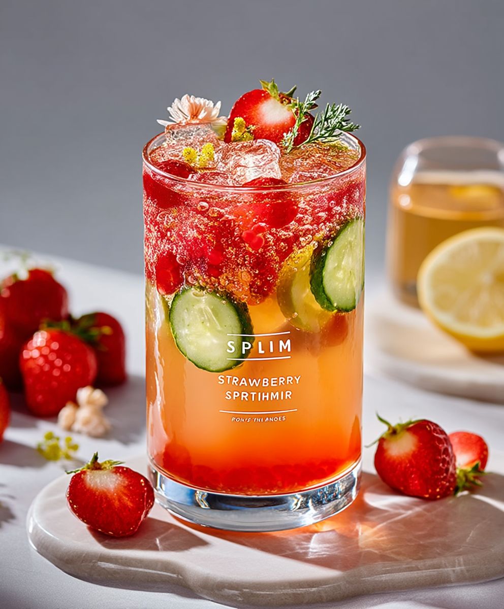 Erdbeer Sipper Frühling