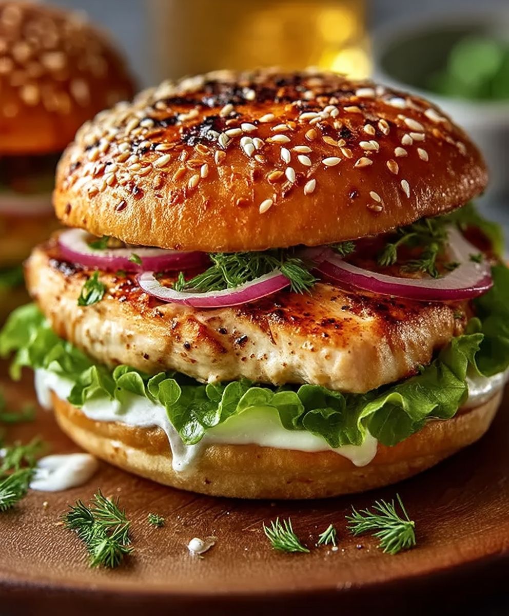 Hähnchen Caesar Burger