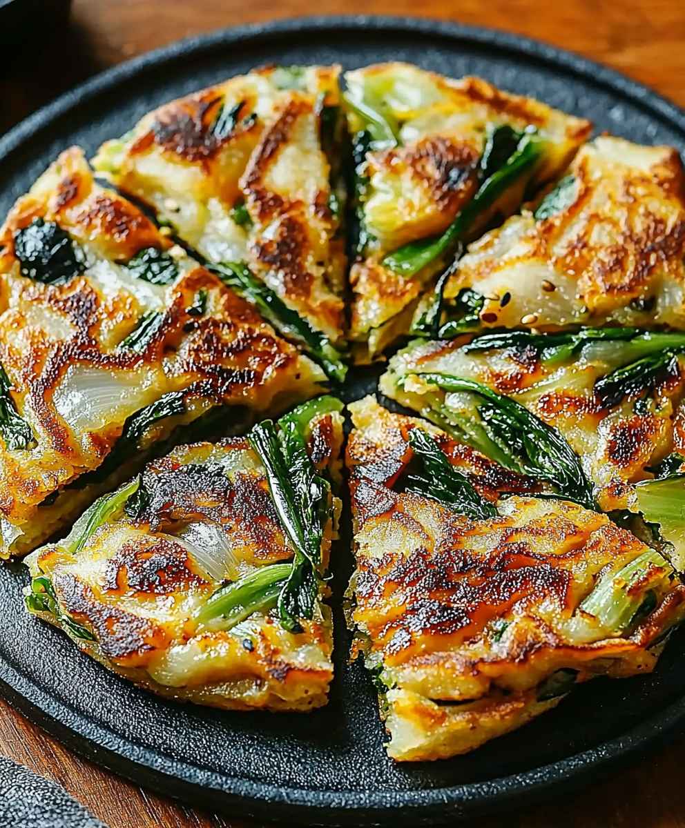 Koreanische Gemüse Pfannkuchen