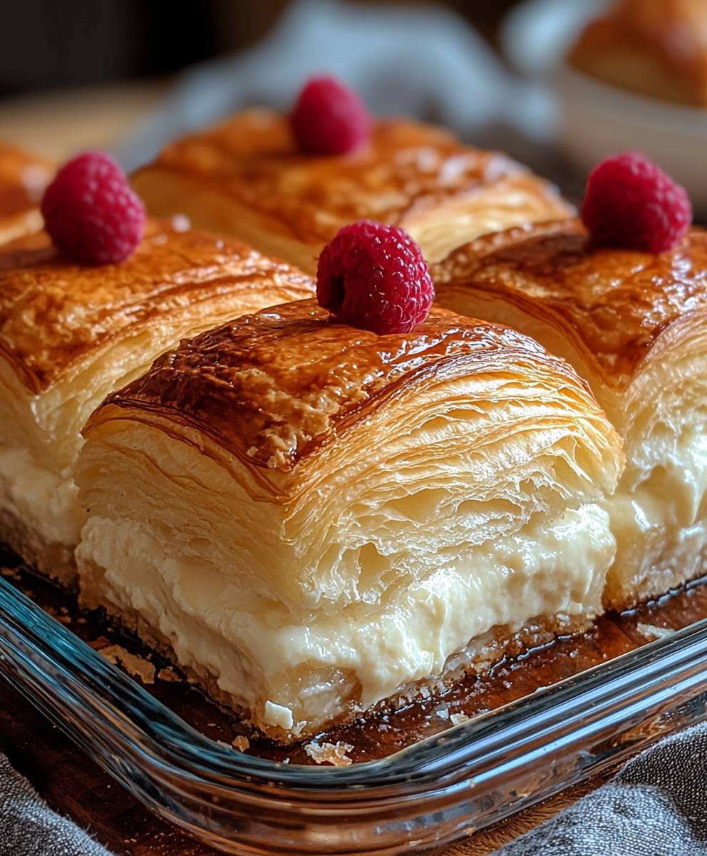 Cheesecake Croissant Auflauf
