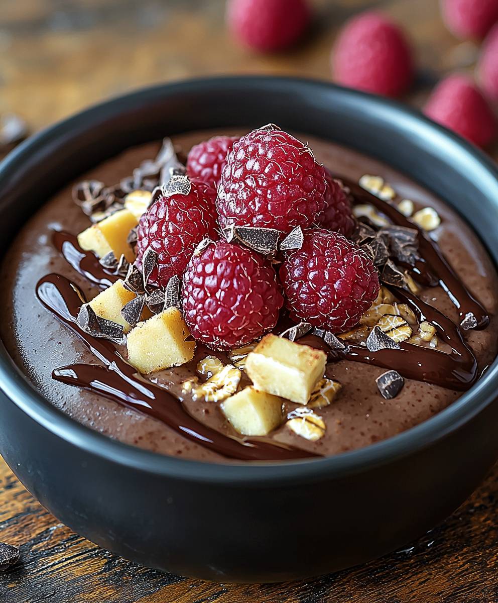 Schoko Pudding Haferflocken