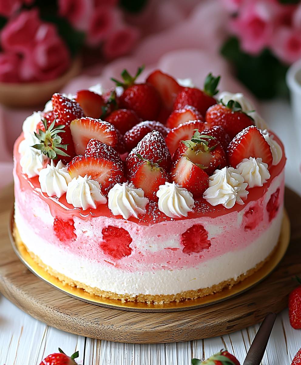 Erdbeer Quark Sahnetorte