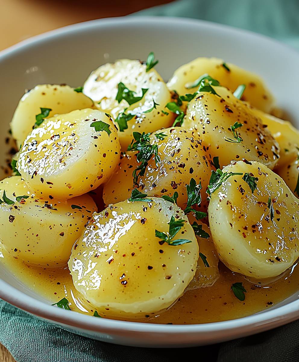 Senfsauce zu Salzkartoffeln