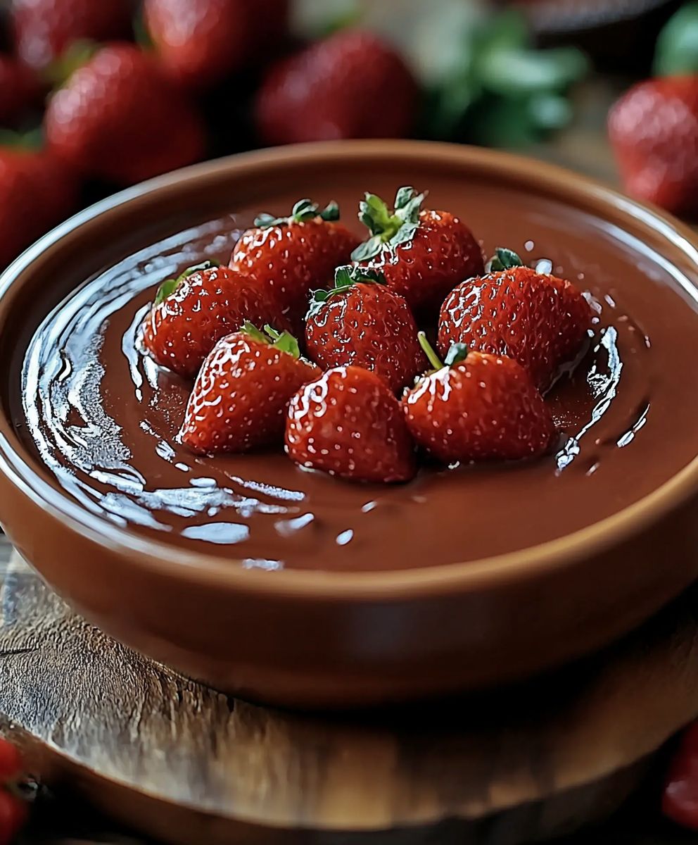 Schokoladenfondue selber machen